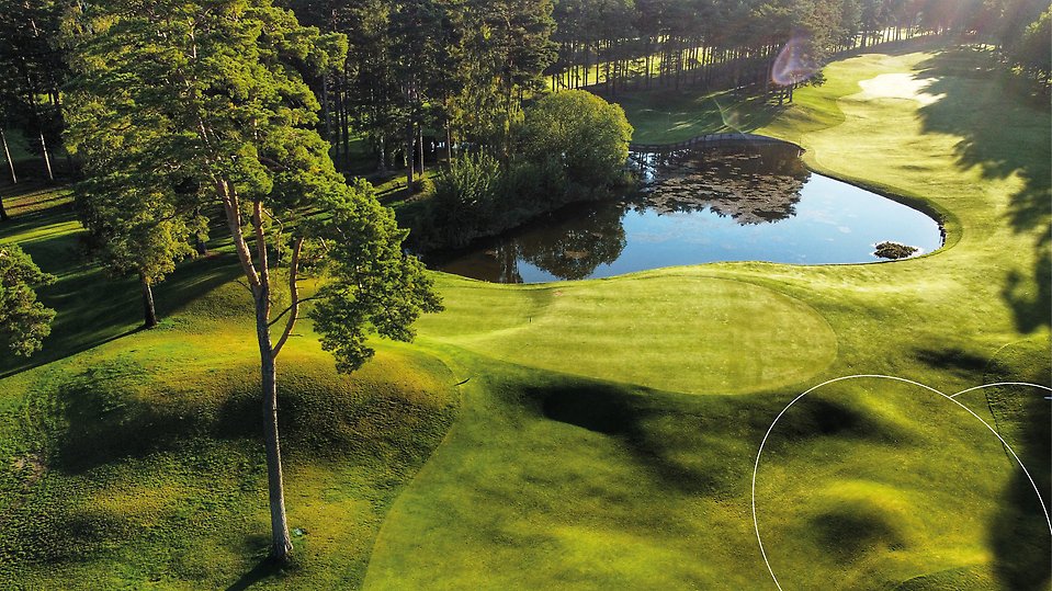 Golfbana på Sölvesborgs golfklubb